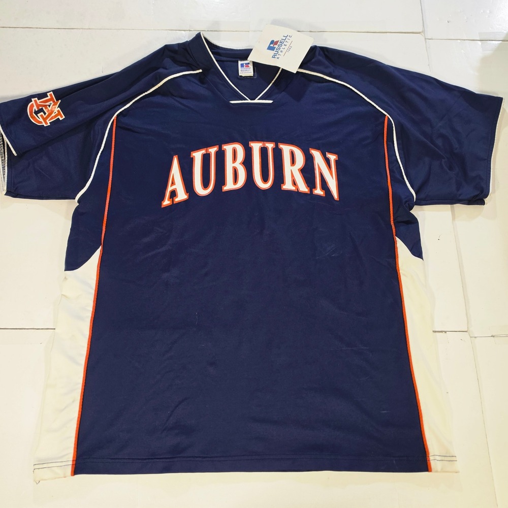 Vtg 2003 Auburn Tigers Jersey Womens L 12 Russel Athletic Sample Unisex Fit NWT
